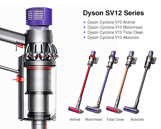 Grand Filtre Compatible Aspirateur Dyson V10 SV12